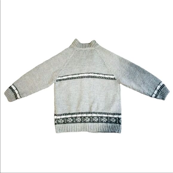 VINTAGE Hand Knit Artisan Wool Sweater Small / Medium Fit - Picture 2 of 7